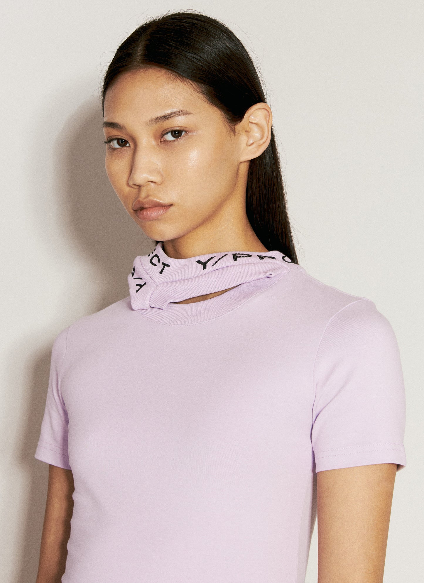 Y/Project Women Triple Collar Fitted T-Shirt Y PROJECT