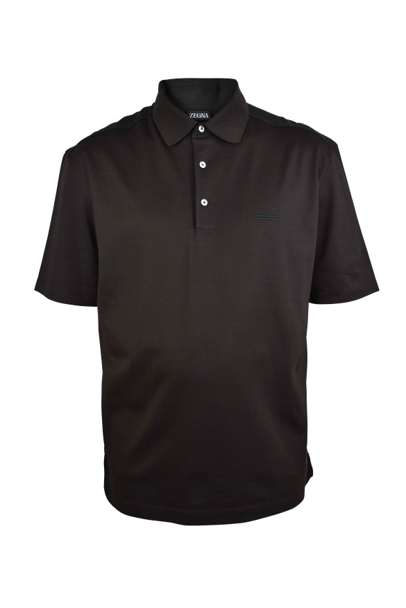 Zegna Men Pique Polo Shirt ZEGNA