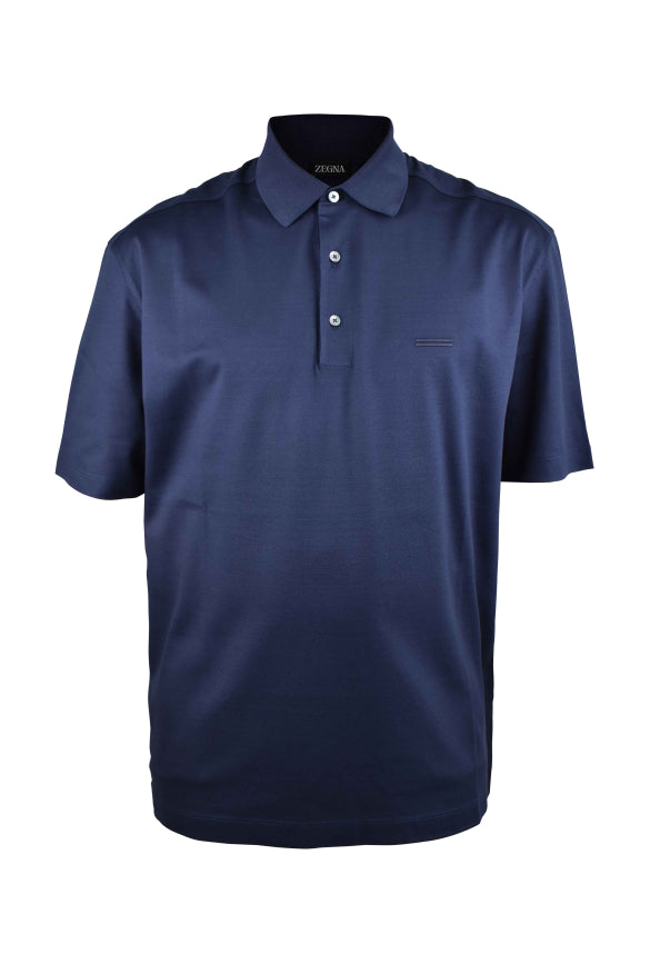 Zegna Men Pique Polo Shirt ZEGNA