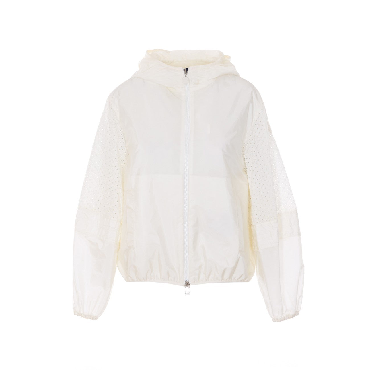 Moncler Women Zelkova Waterproof Jacket With Hood And Hem In San Gallo MONCLER