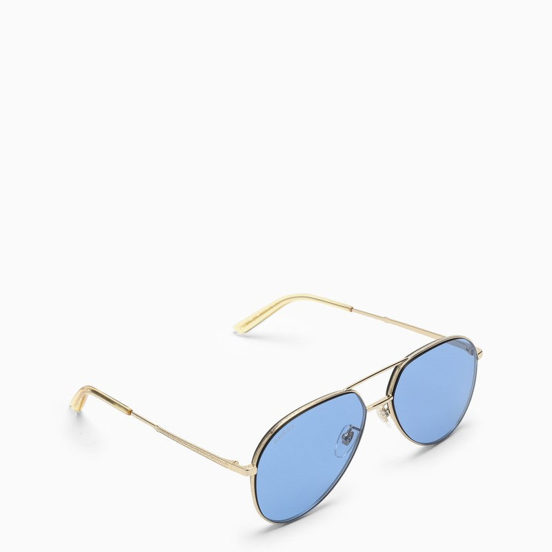 Gucci Aviator Blue Sunglasses Men